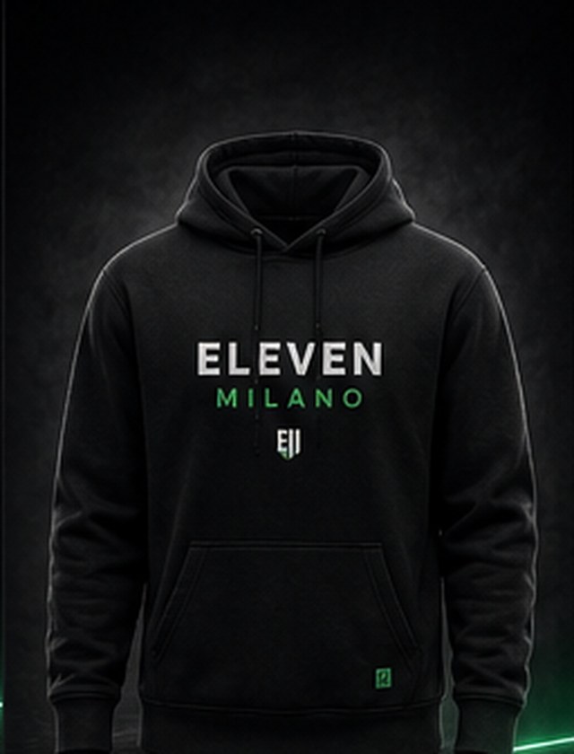 Felpa con cappuccio Eleven Milano