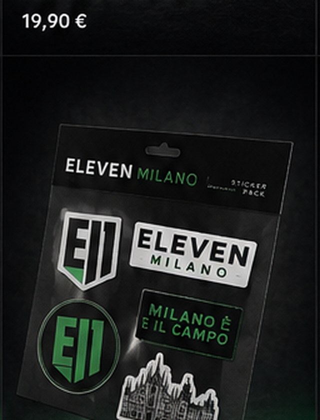 Sticker pack Eleven Milano